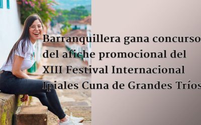 Laura Patricia Gallardo Oyola, quien bajo el seudónimo Piña Vainilla presentó su propuesta con el título ‘Noche de Cuerdas entre montañas’ al concurso del afiche promocional de la décimo tercera versión del Festival Internacional Ipiales Cuna de Grandes Tríos.
