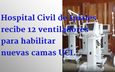 Ya son 25, los equipos donados, que sumados a las unidades existentes permitirán disponer de 43 camas UCI para atender la emergencia por el COVID-19.