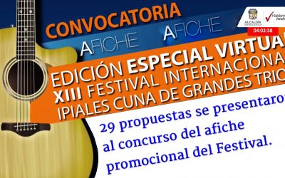 Festival Internacional Ipiales cuna de Grandes Tríos tendrá su afiche promocional.