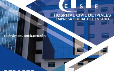 Reporte de ocupación de camas UCI, en tiempo de Pandemia, remite Hospital Civil de Ipiales ESE