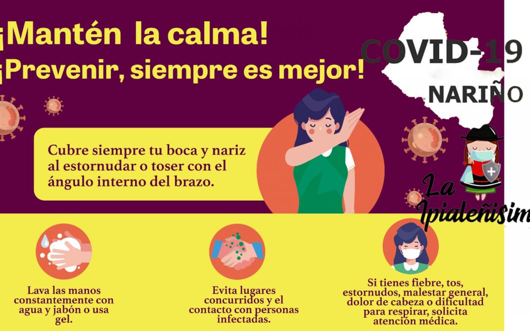 Nariño completó 47.000 infectados por Covid-19.  55.218 pruebas resultaron negativas desde el inicio de la pandemia.