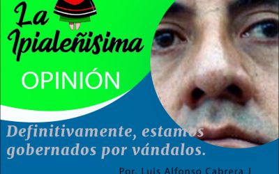 Definitivamente, estamos gobernados por vándalos.