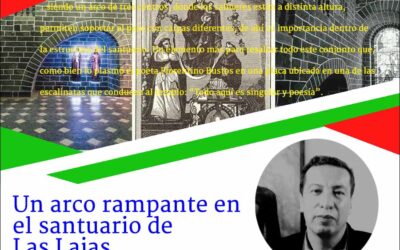 Un arco rampante en el santuario de Las Lajas