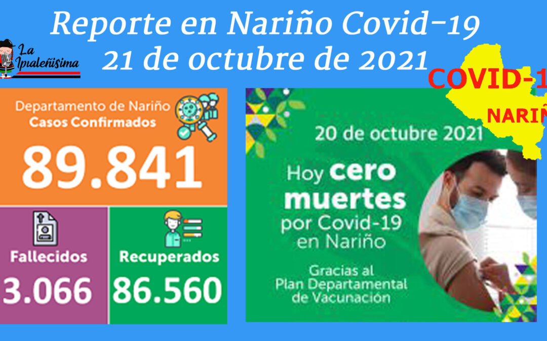 Ipiales cero contagios, cero decesos, sin pacientes UCI