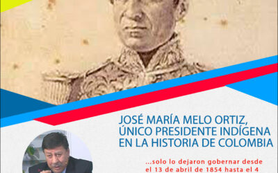 José María Melo Ortiz, único presidente indígena en la historia de Colombia