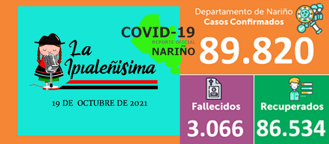 Ipiales un nuevo contagio y un deceso por la Covid-19