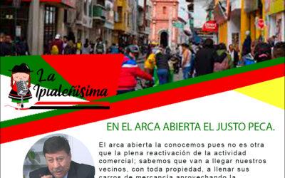 EN EL ARCA ABIERTA EL JUSTO PECA.