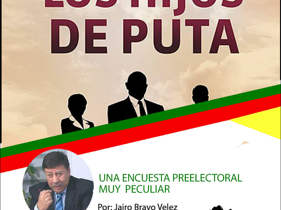 Una encuesta preelectoral muy  peculiar