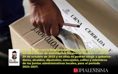 EL 29 DE JUNIO SE ABREN INSCRIPCIONES DE CANDIDATOS PARA ELECCIONES LOCALES Y REGIONALES