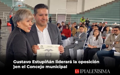 Gustavo Estupiñán liderará la oposición en el Concejo municipal