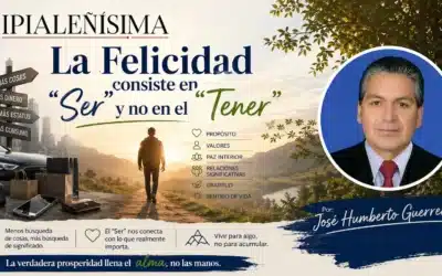 La Felicidad consiste en “Ser” y no en el “Tener”