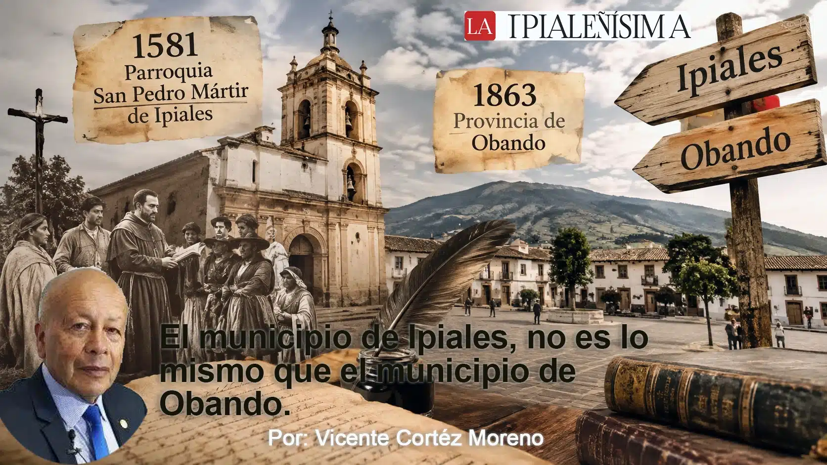 El municipio de Ipiales, no es lo mismo que el municipio de Obando