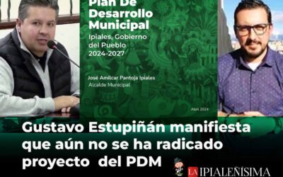 En Ipiales: aún no ha sido radicado el proyecto de acuerdo del plan de desarrollo en el Concejo municipal.