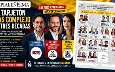 31 de mayo, día de elecciones: Catorce 0pciones, un solo futuro para Colombia