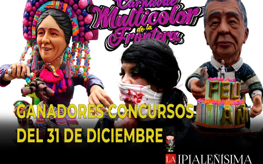 Carnaval Multicolor de la Frontera. Ganadores concursos del 31 d diciembre