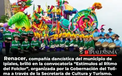 “Renacer” de Ipiales, una de las seis mejores agrupaciones folclóricas del país en convocatoria nacional del Tolima