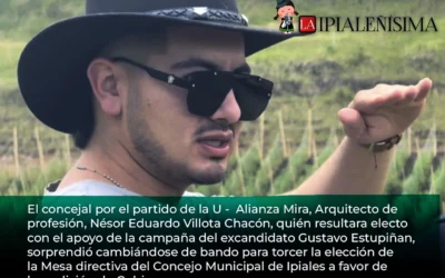La dinastía Villota avala elección de directiva en el Concejo Municipal de Ipiales