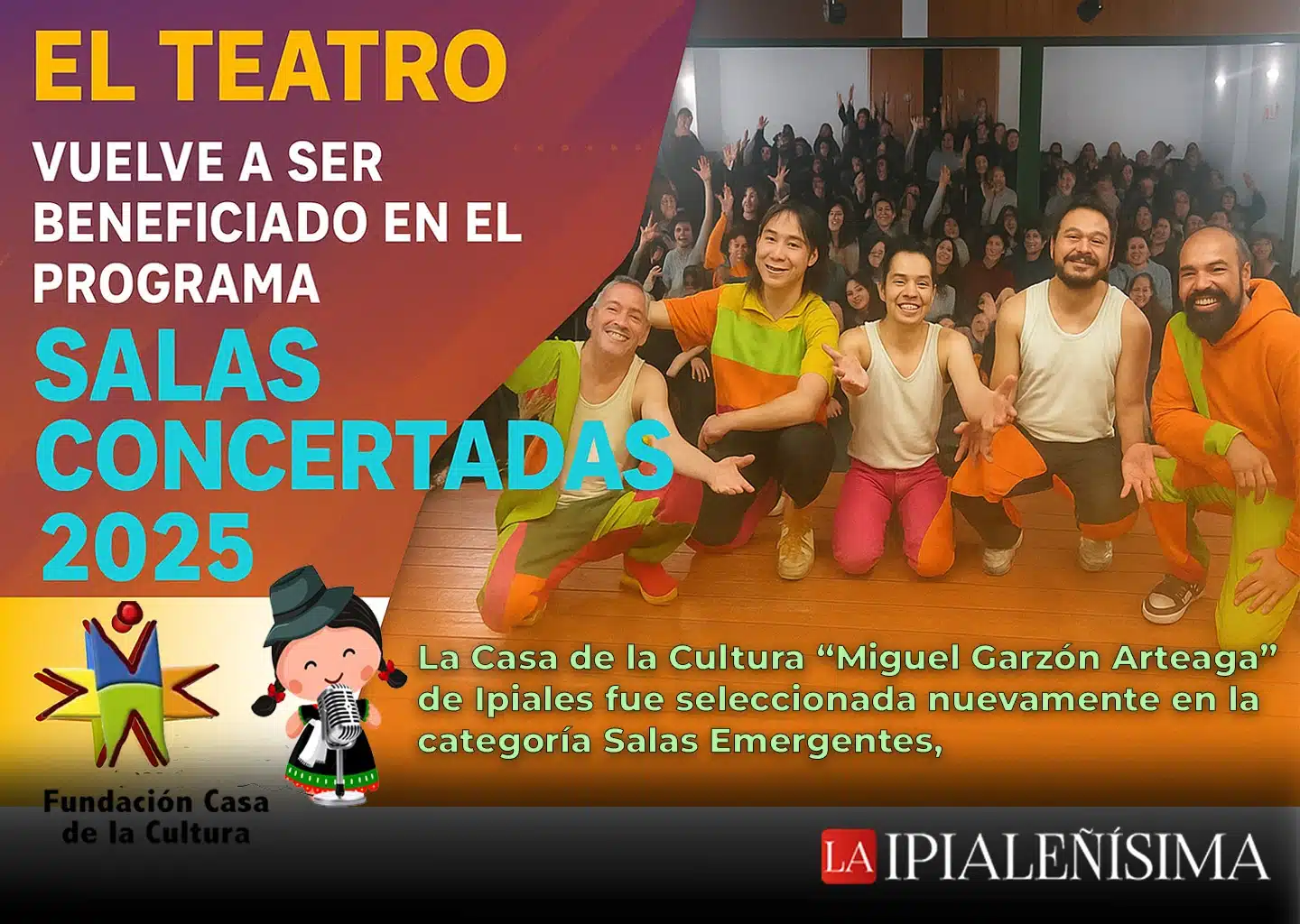 tinywow_Salas Concertadas Casa de La cultura de Ipiales_80591140 Casa de la Cultura de Ipiales, Beneficiada con salas concertadas 2025